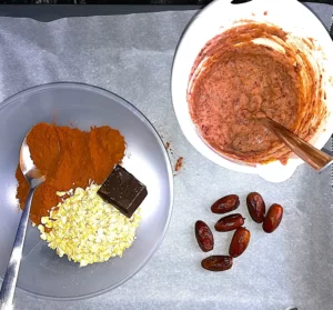 Bohnen-Dattel-Brownies