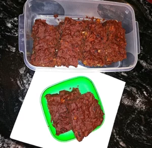Bohnen-Dattel-Brownies