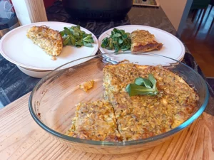 Schneller Zucchini-Käse-Auflauf