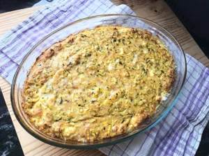 Schneller Zucchini-Käse-Auflauf