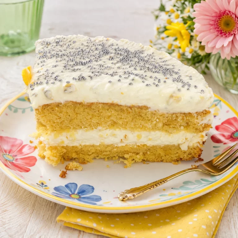Topfen-Biskuittorte