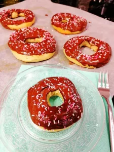 Donuts gebacken glasiert - Rezept Dr. Marianne Thuy