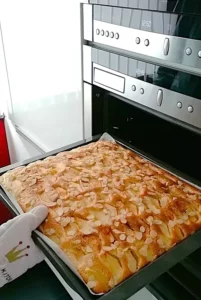 Obstblechtkuchen Backblech aus dem Ofen - Rezept Dr. Marianne Thuy