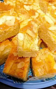 Obstblechtkuchen geschnitten - Rezept Dr. Marianne Thuy