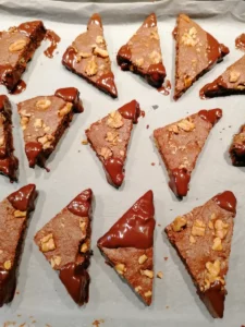 Nussecken mit Schokoecken - Dr. Marianne Thuy