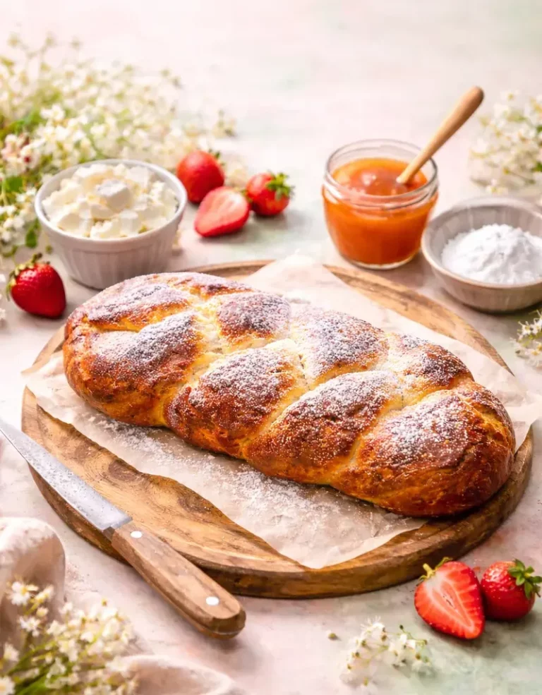 Topfenstriezel frisch gebacken - Dr. Marianne Thuy